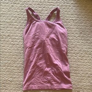 Lululemon ebb to street tank pink/purple